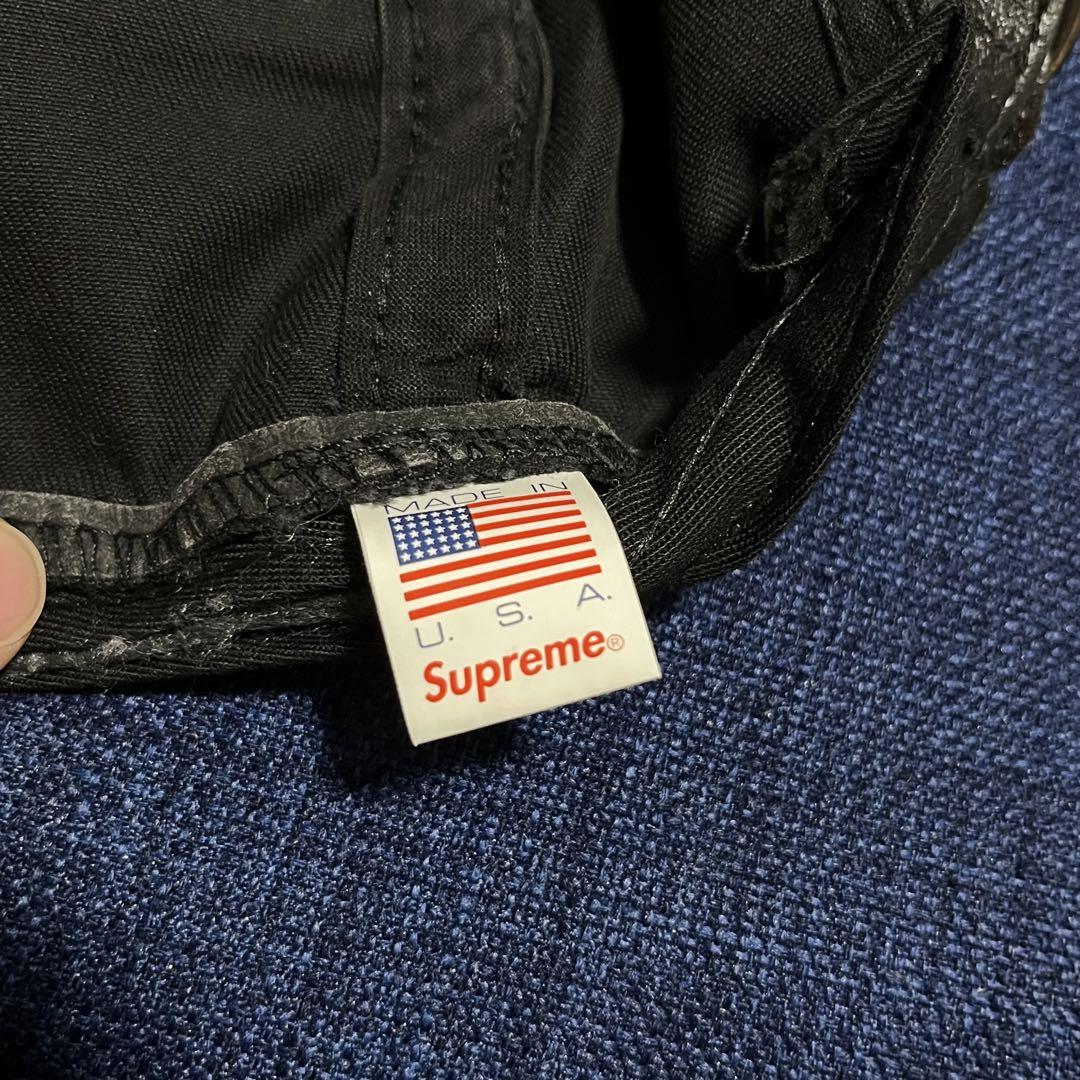 SUPREME ブラック キャップ　ナイロン　ジェットキャップ Supreme ブラック ジェットキャップ