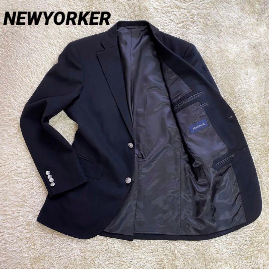 ギフト NEWYORKER ニューヨーカー カバーオールジャケット L 美品 黒