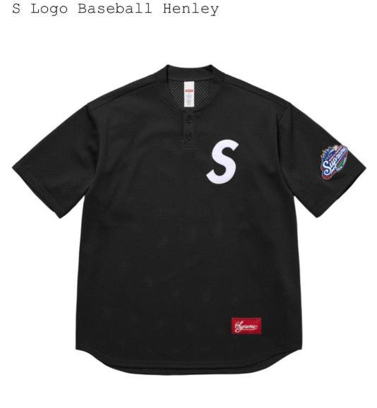 supreme S Logo Baseball Henley