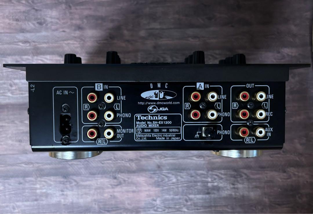人気の Technics メンテナンス済み DJミキサー SH-EX1200 DJ機材