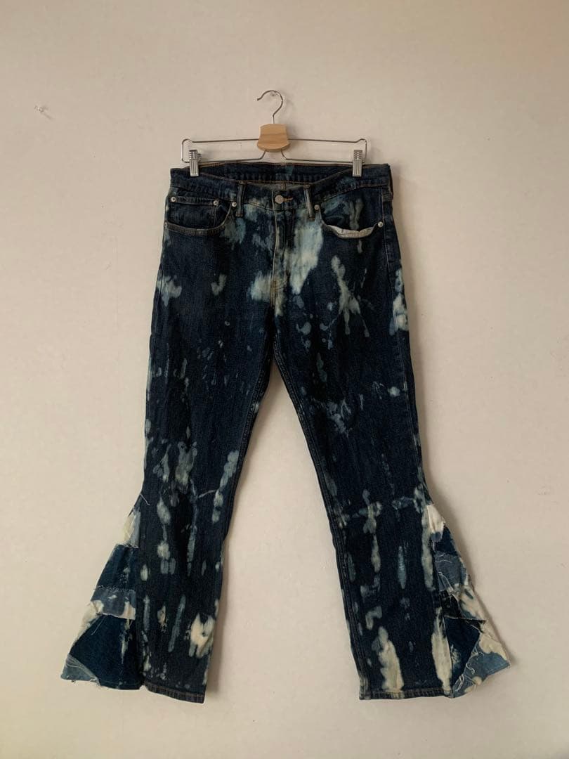 爆売り! 【再構築・セットアップ】再構築 リメイクデニム パッチ