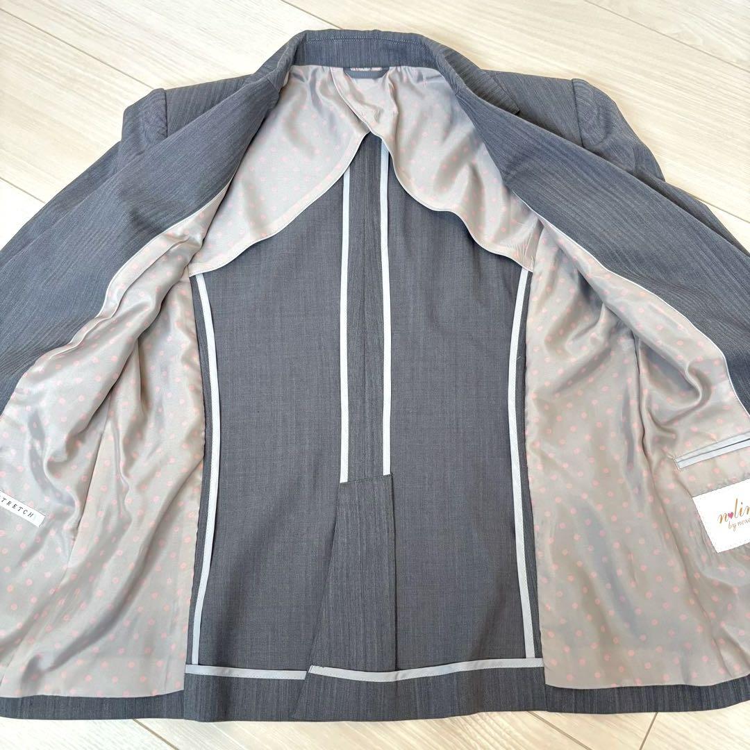 【美品】洋服の青山 nline by nozomi スーツ 3点セット シルク