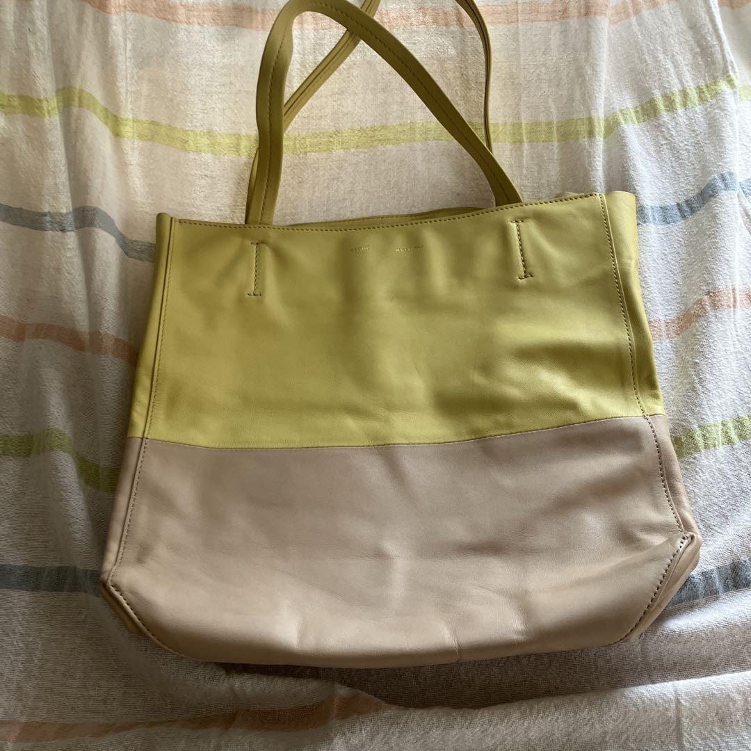 セリーヌ CELINE トートバッグホリゾンタルカバ バイカラー バッグ