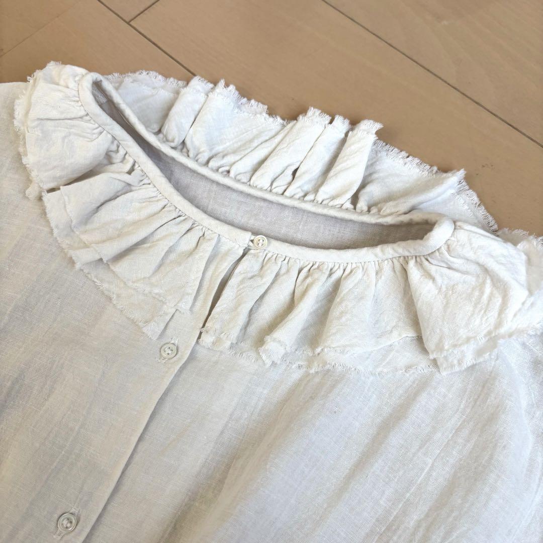 かぐれ（カグレ）の「フリルネックブラウス（シャツ/ブラウス
