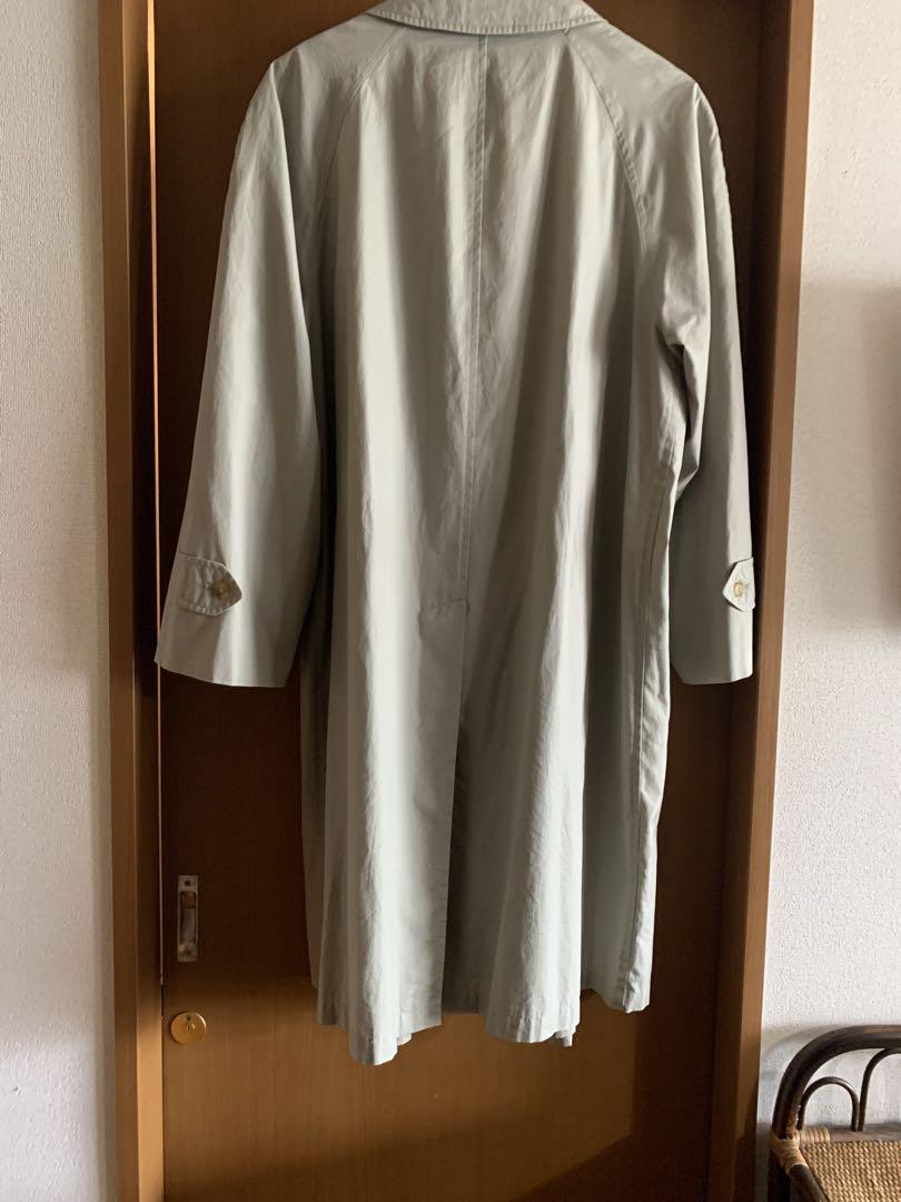 BURBERRY グレー ロングレインコート