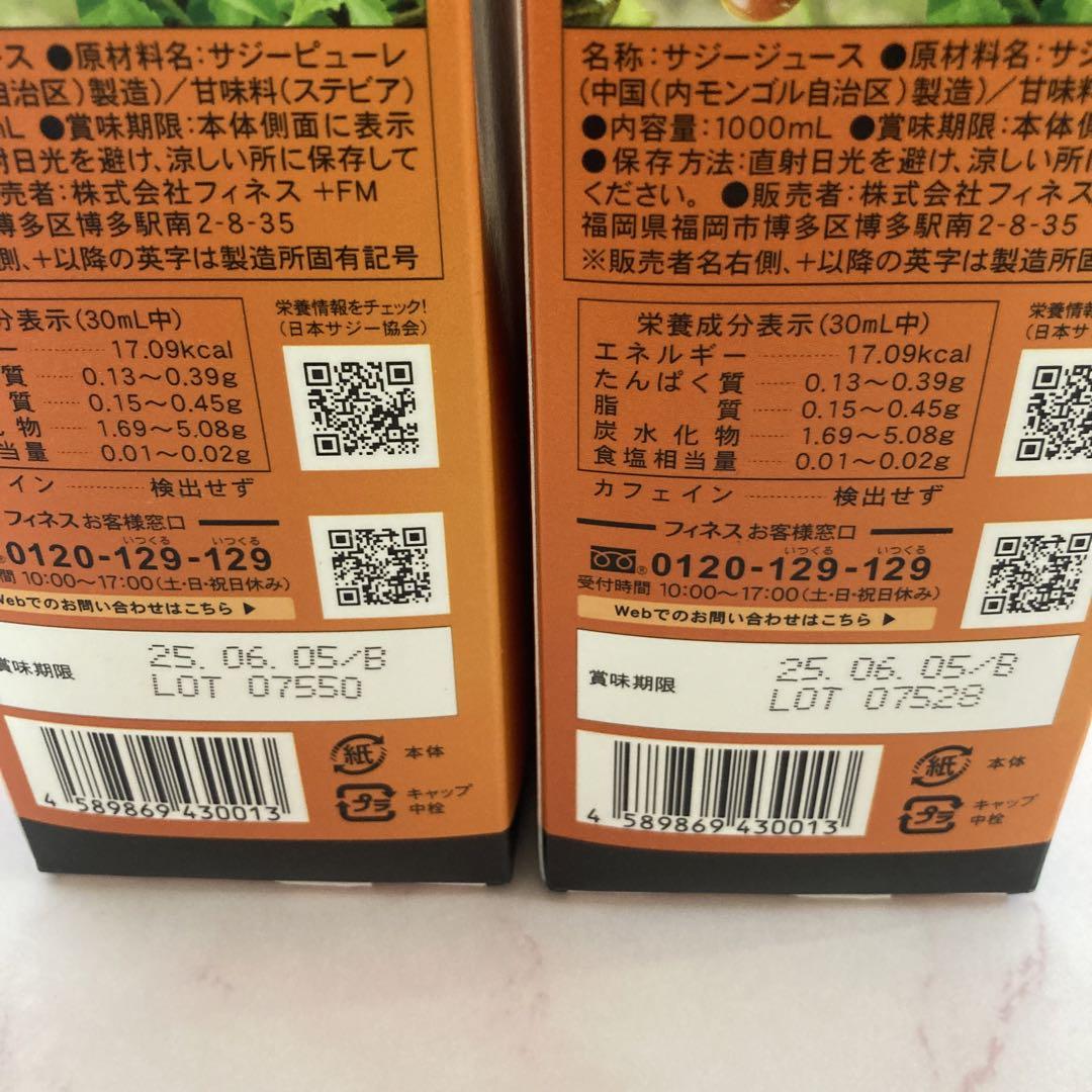芳醇サジー1000ml 2個セット　おまけ付き