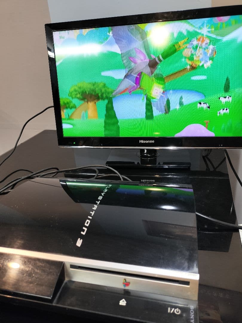 PlayStation 3 本体 ブラック初期型60GBやや傷や汚れあり UP786_INFO