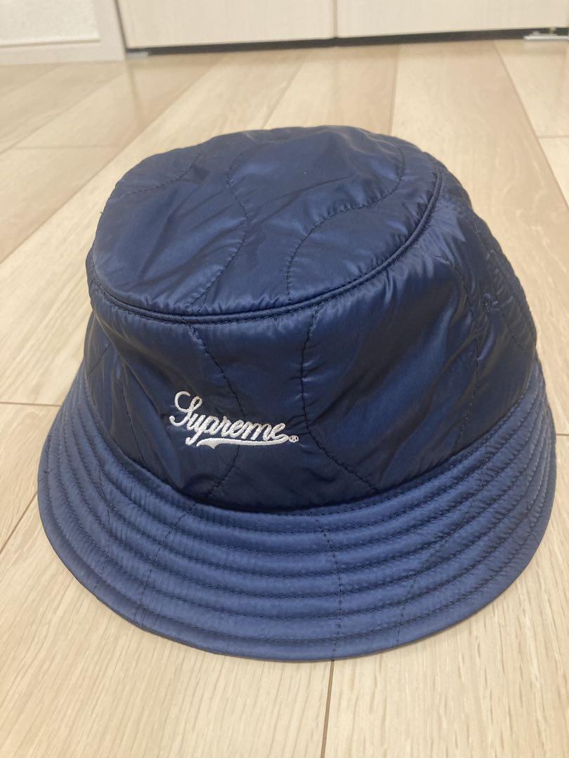 Supreme ネイビー バケットハット