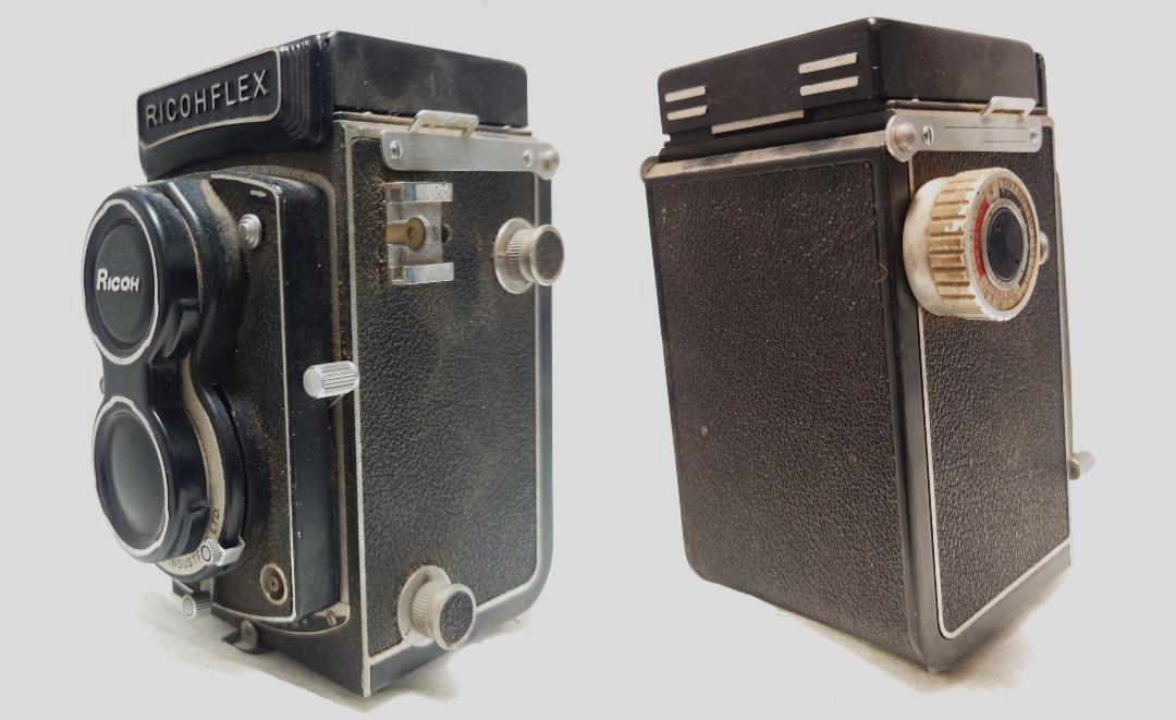 ★希少！極上★RICOHFLEX 8cm 80mm F3.5 リコー 二眼カメラ 最 安値 でテレビ・オーディオ・カメラ - ☆希少！極上