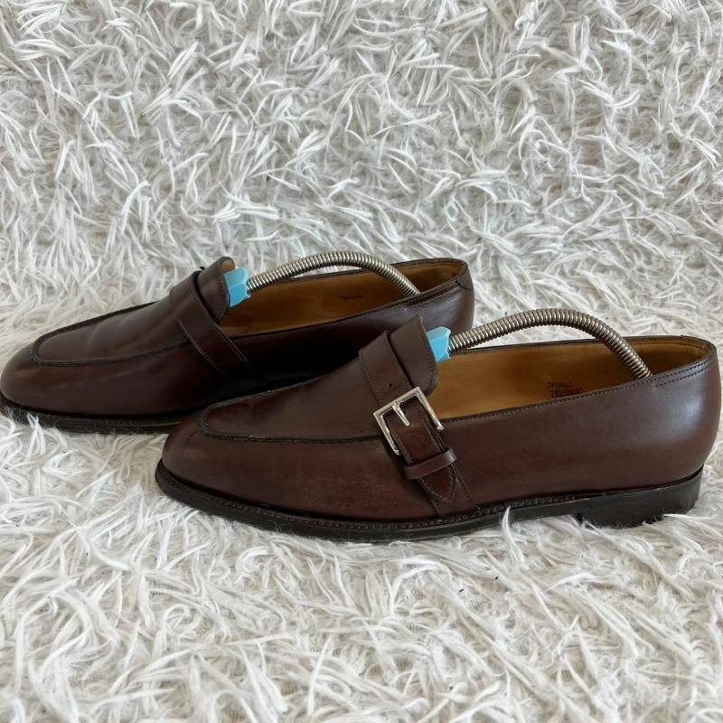JOHN LOBB ドレスシューズ SHAW ベルト ブラウン 7.5