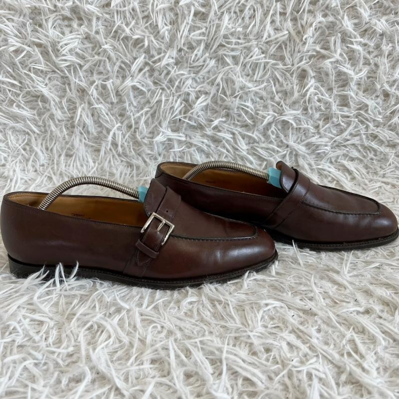 JOHN LOBB ドレスシューズ SHAW ベルト ブラウン 7.5