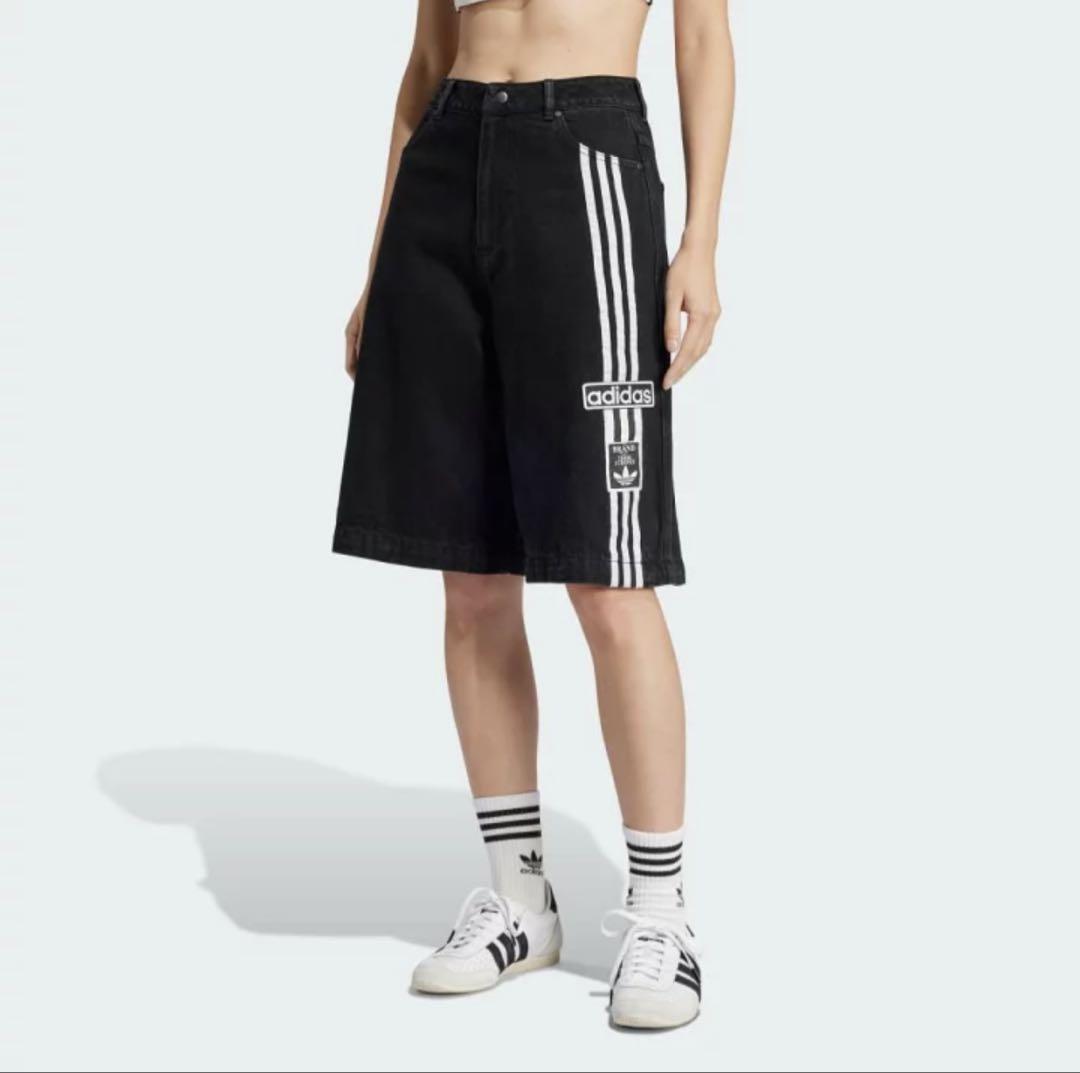 adidas ブラック ハーフパンツ 33