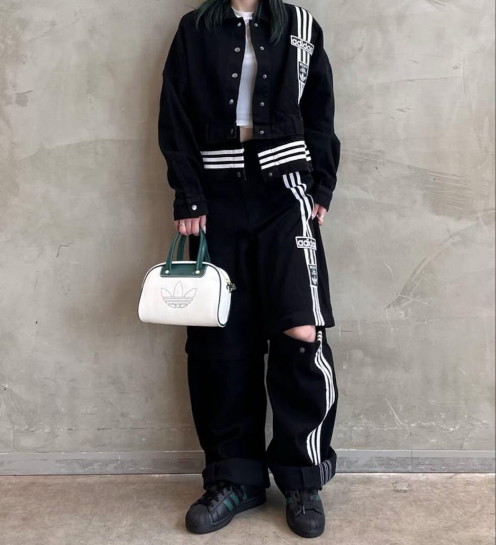 adidas ブラック ハーフパンツ 33