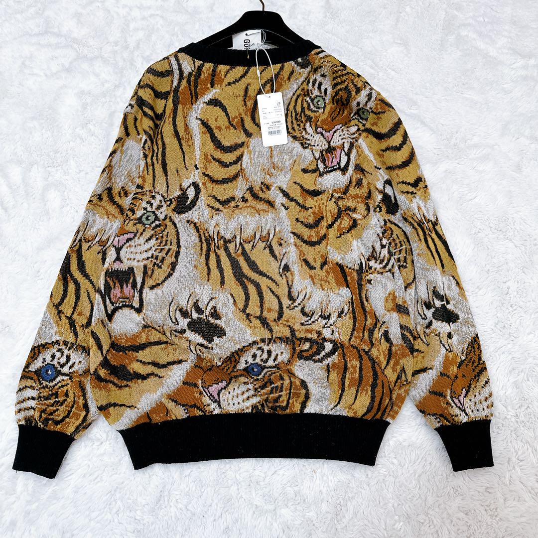 ワコマリア Tim Lehi Jaquard Sweater ジャガードニット