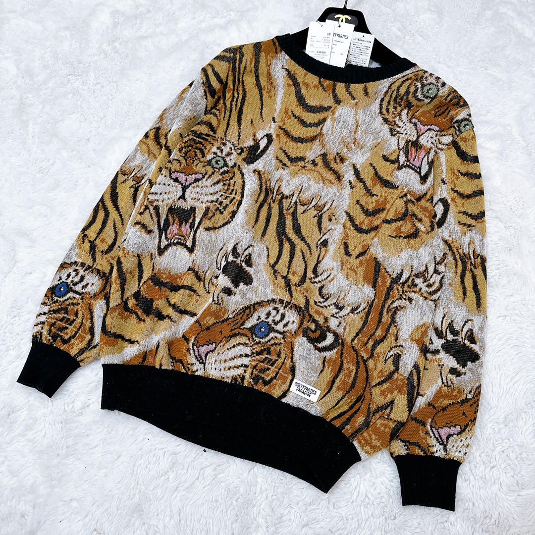 ワコマリア Tim Lehi Jaquard Sweater ジャガードニット