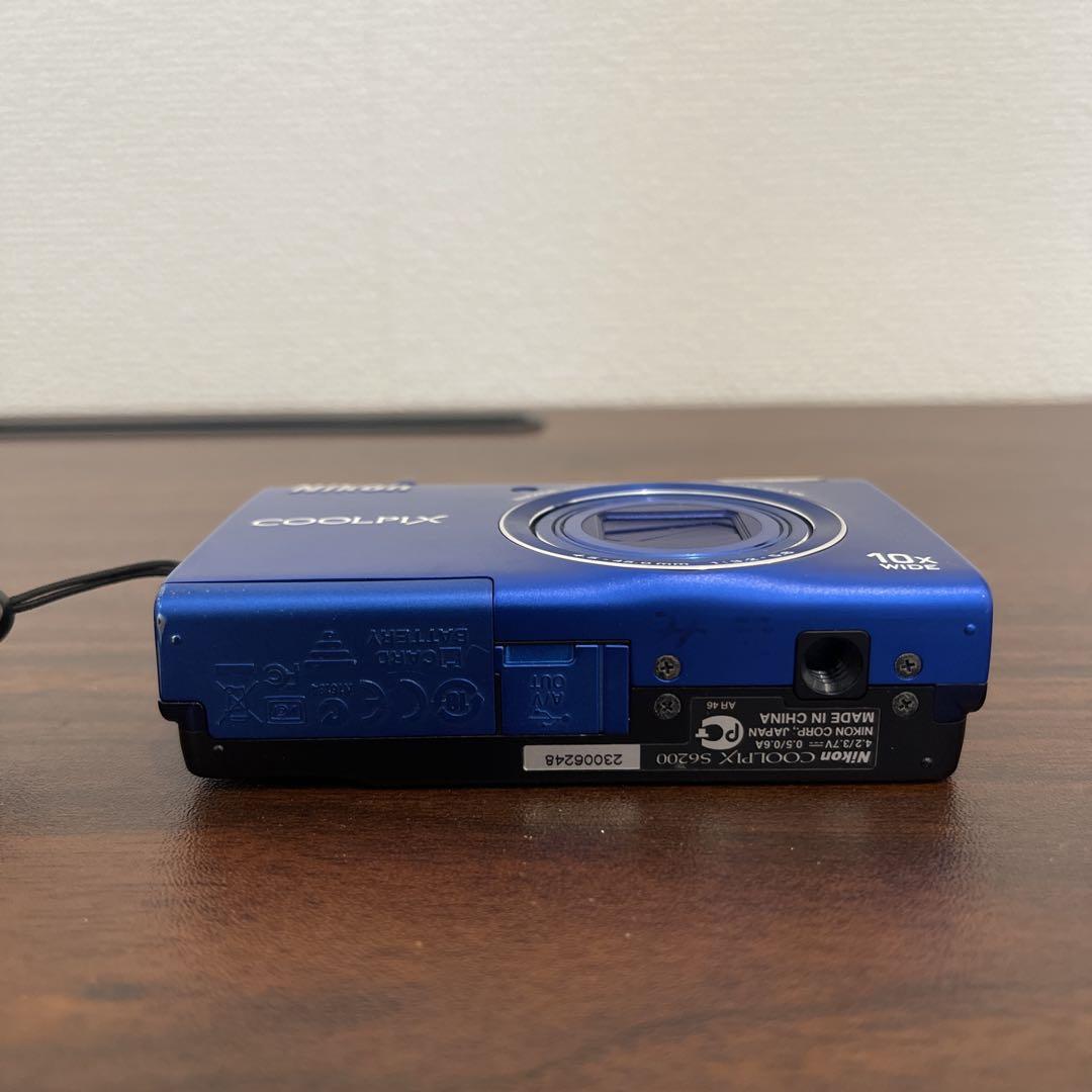 3331 デジカメ Nikon COOLPIX S6200 ブルー