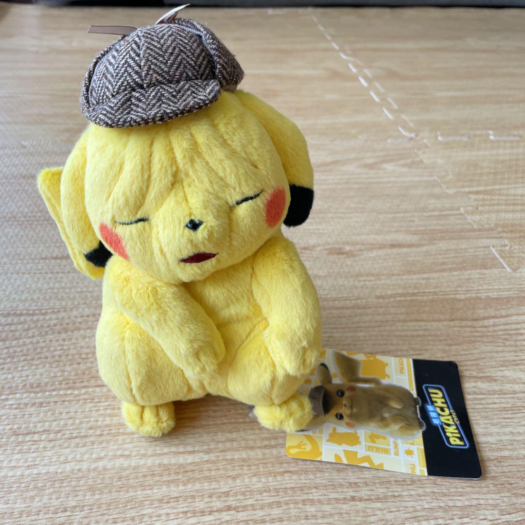 しわしわ顔のぬいぐるみ 名探偵ピカチュウ ぬいぐるみ メルカリ