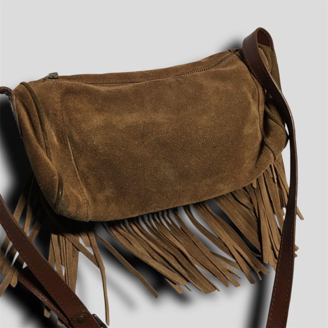 Y2K 00s Archive / Fringe Suede Bag