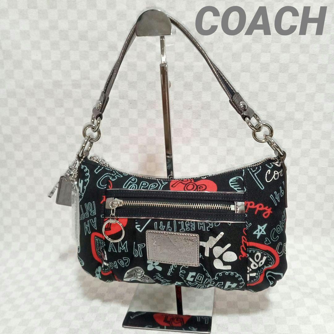 coach コーチ POPPY ポピー ショルダーバッグ スパンコール【美品】 coach コーチ POPPY ポピー ショルダーバッグ スパンコール 保存袋有