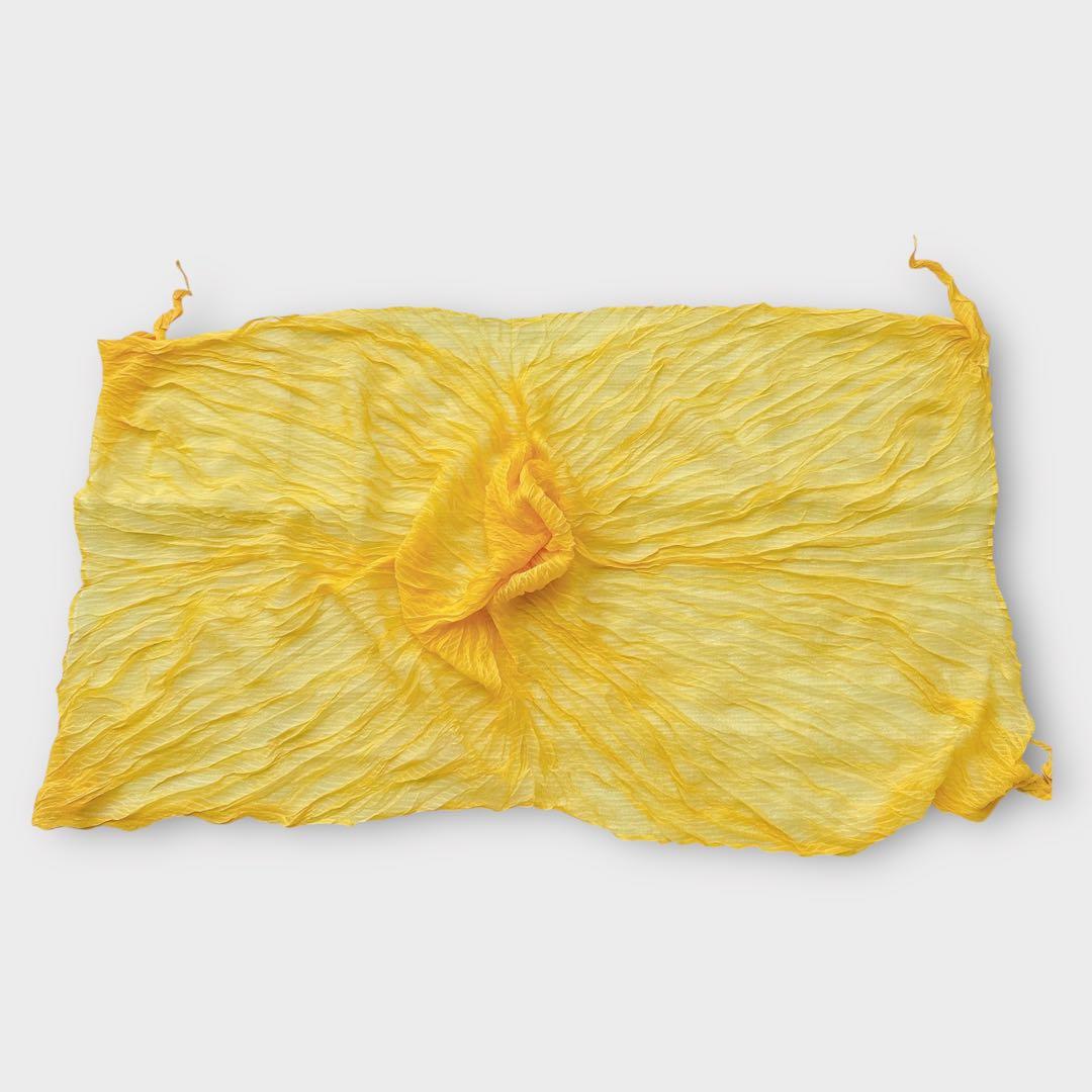 超美品✨PLEATS PLEASE プリーツプリーズ ストール 黄色系 超美品✨PLEATS PLEASE プリーツプリーズ ストール 黄色系