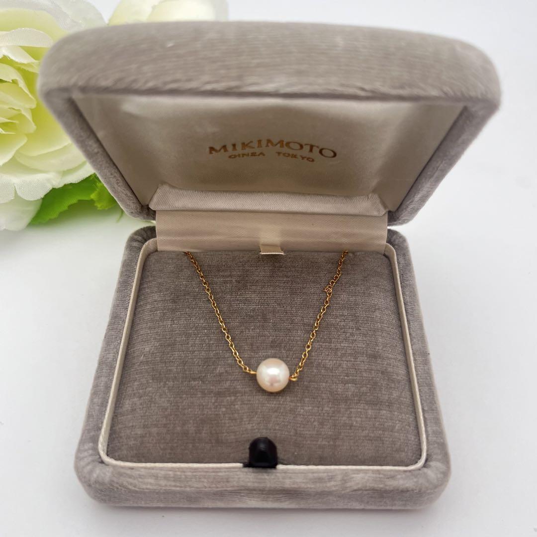 ☆美品☆ミキモト パール 約7.2mm ネックレス 箱付き 皇室御用達ブランド