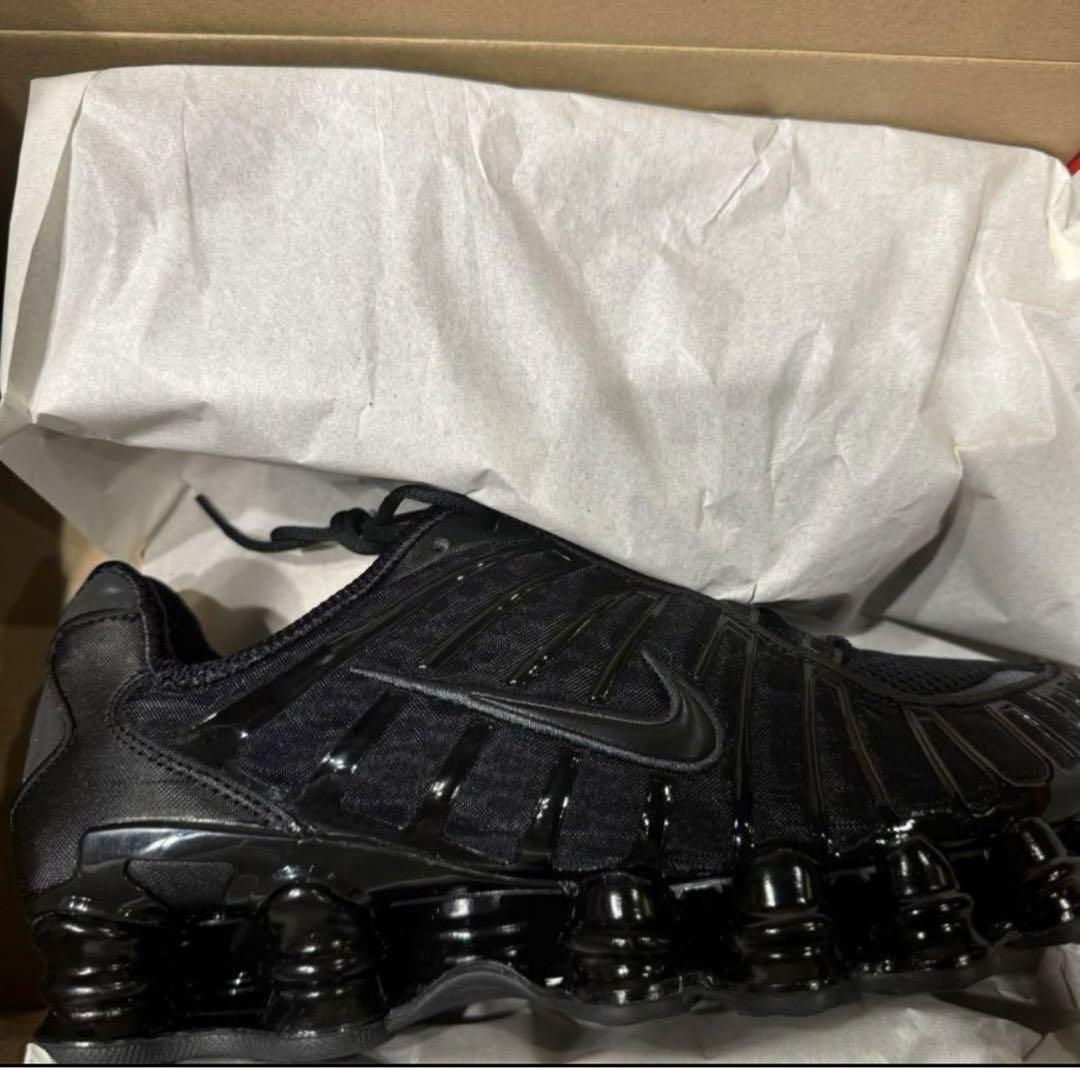 靴 Nike Wmns Shox TL Black and Max Orange