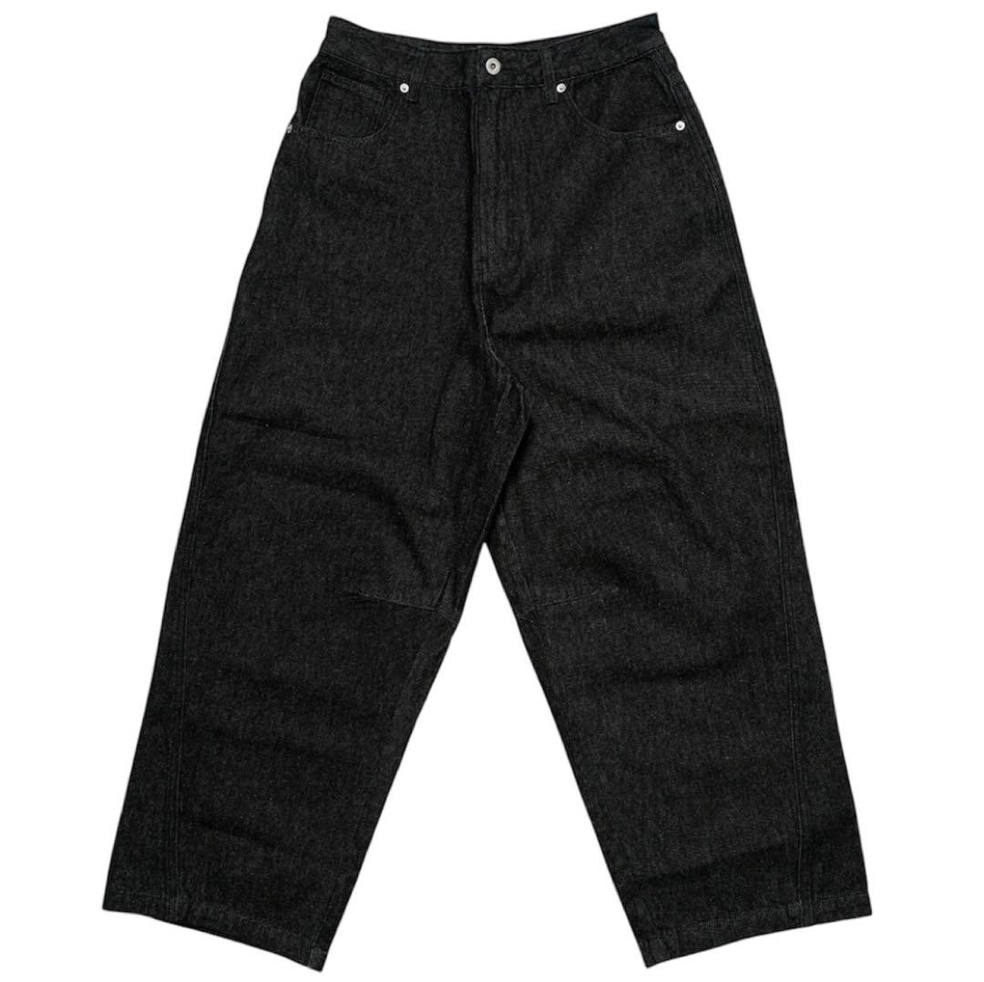 新品Noremid RIGIT SUPER BAGGY DENIM Black
