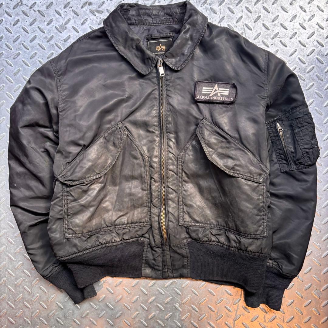 【ALPHA／アルファ】90s CWU-45P フライトジャケットブラックUSA