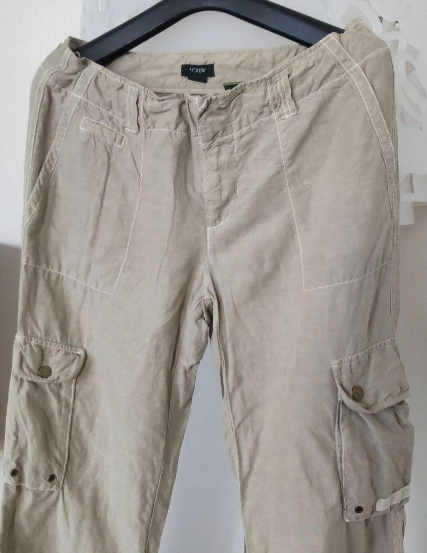 J.CREW ジェイクルー　リネンシルク　パンツ　4 favorite fit