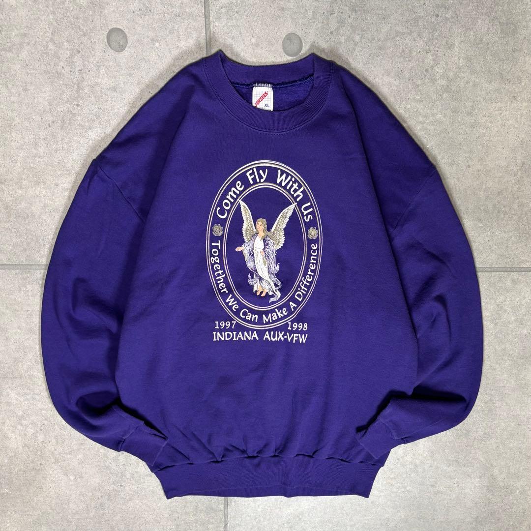 JERZEES スウェット 90s 天使 エンジェル AUX-VFWXL(LL)・JERZEES