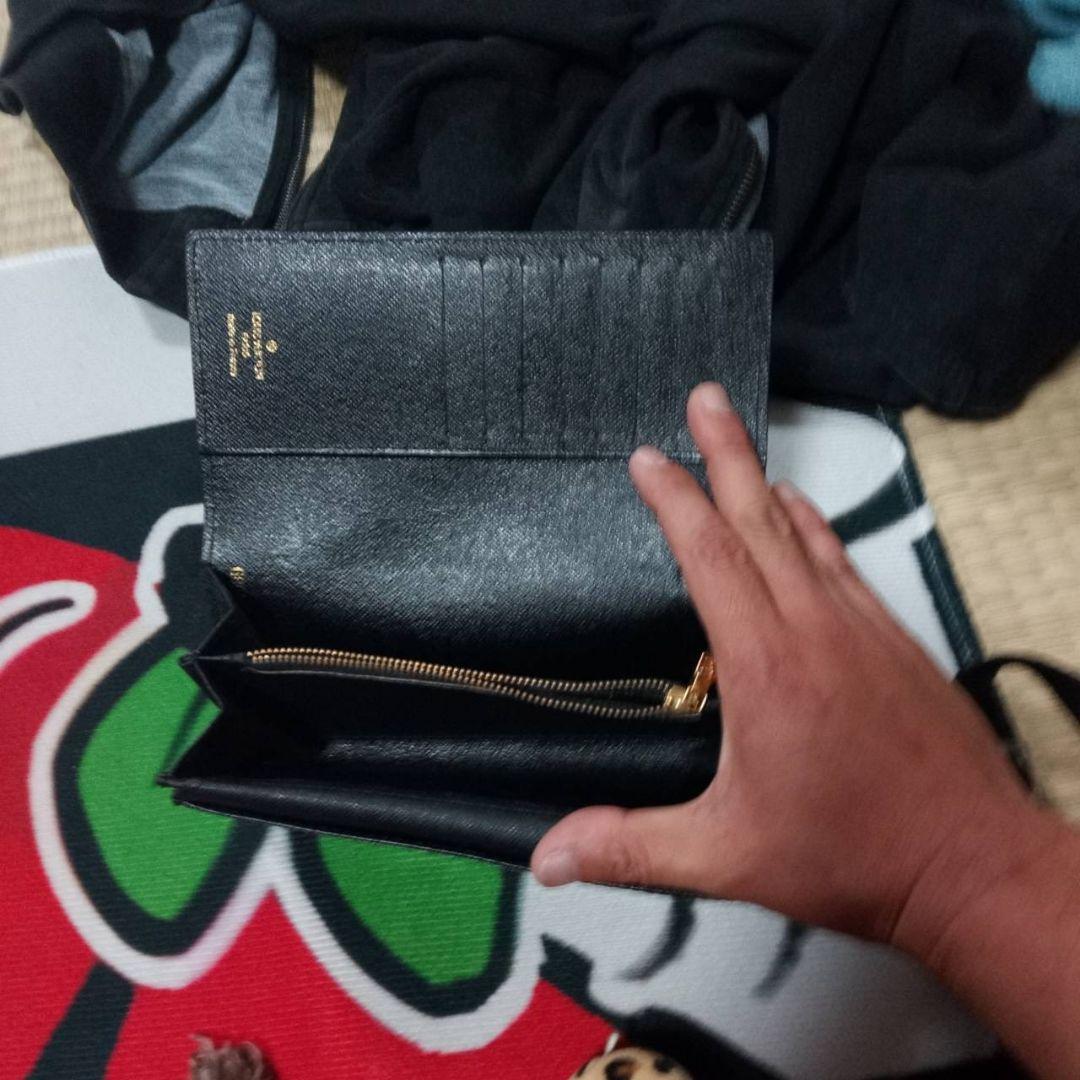 Louis Vuitton 三つ折り財布 ブラック Louis Vuitton 三つ折り財布 ブラック