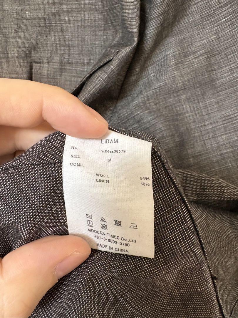 LIDNM LINEN WOOL PINHEAD セットアップ　Ｍサイズ LIDNM LINEN WOOL PINHEAD セットアップ Mサイズ - メルカリ