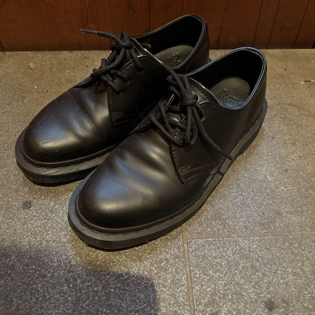 Dr. Martens ブラックローファー 24cm