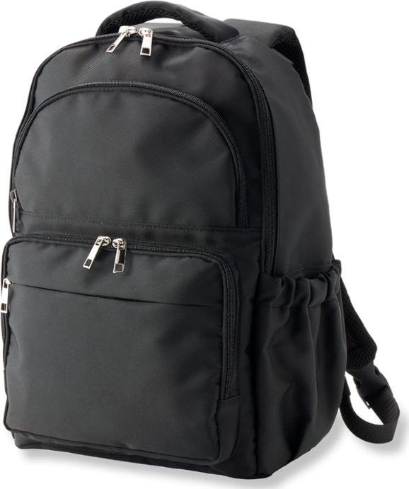 新品　軽量3レイヤーポケットマザーズリュック　ブラック　マザーズバッグ