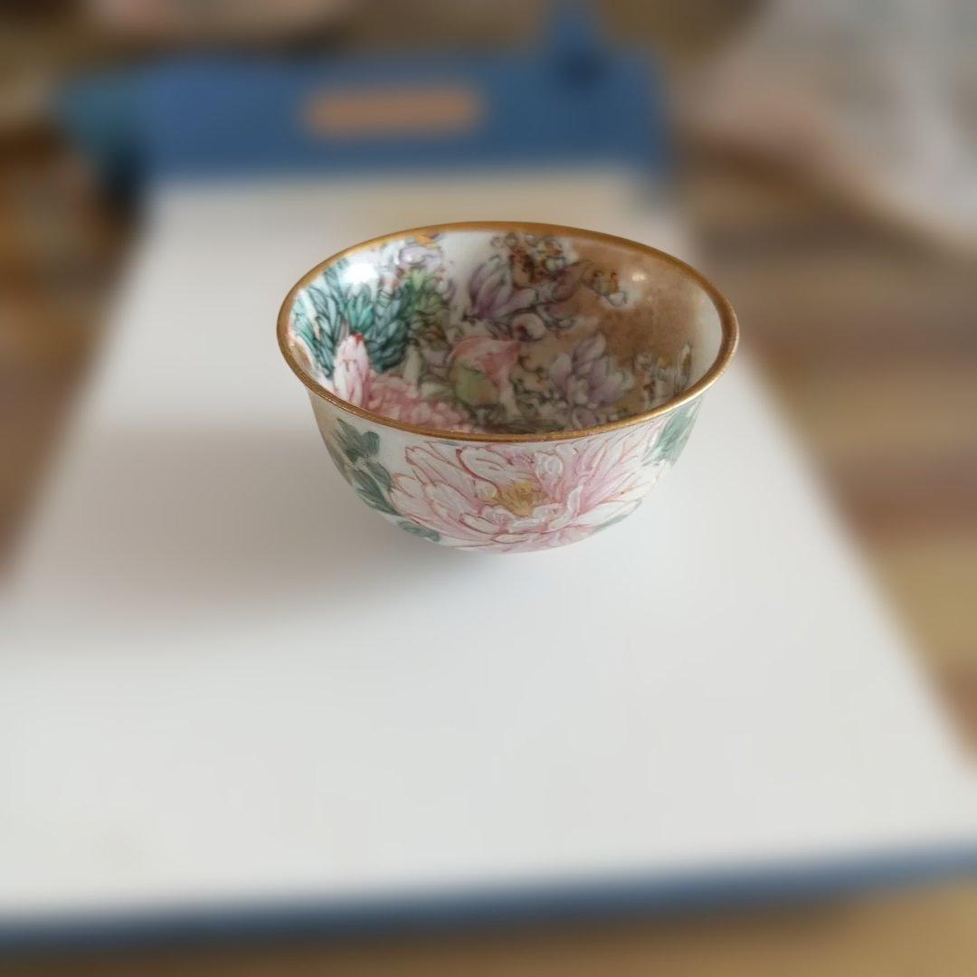 九谷焼 鏑木 ミニ湯呑3セット アンティーク 九谷焼 鏑木 ミニ湯呑3セット アンティーク