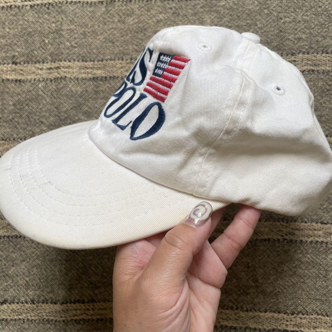 USA POLO Ralph Lauren キャップ WHT