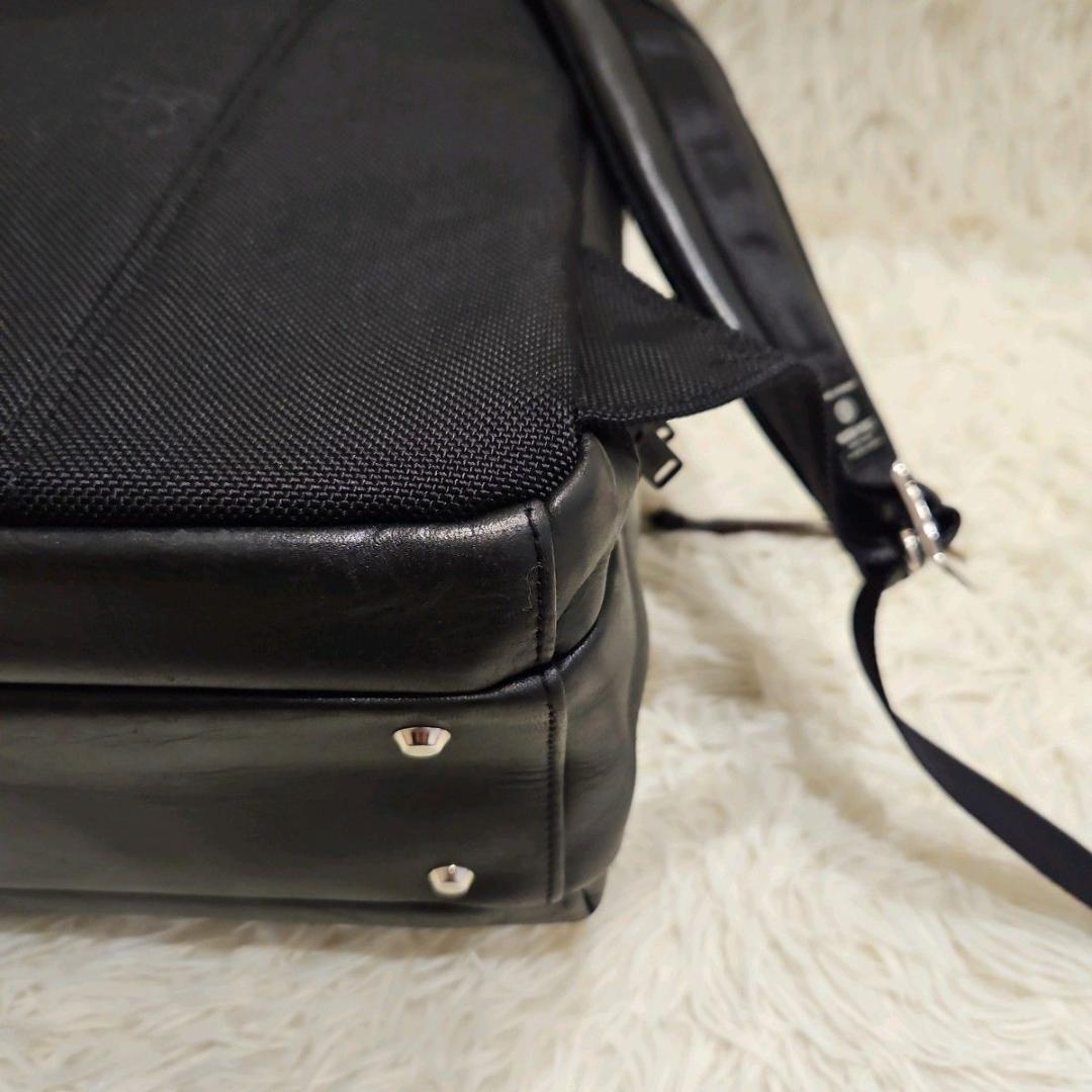 マスターピース バックパック リュック PC PAT オールレザー 黒