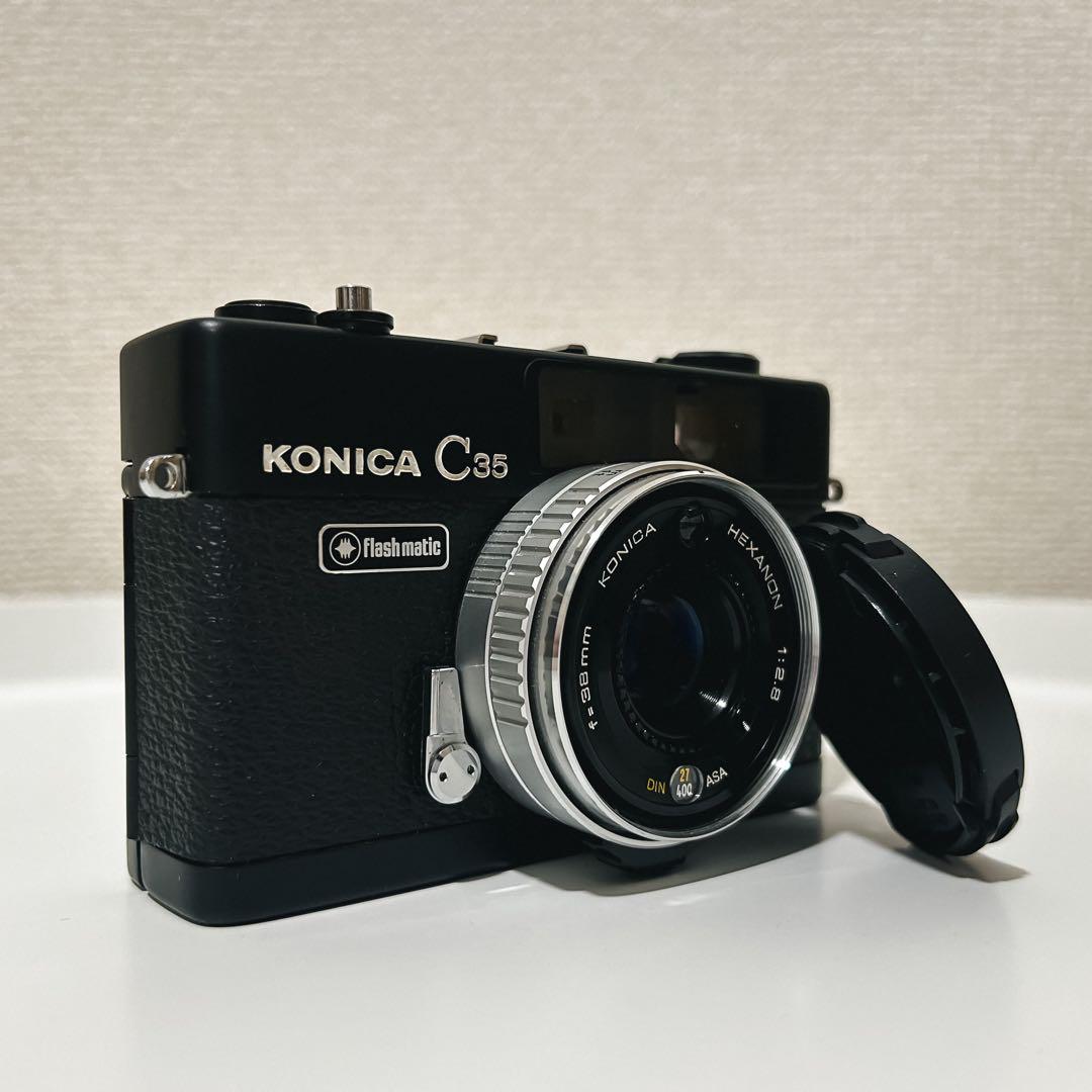 動作確認済み】 KONICA C35 フィルムカメラ - メルカリ