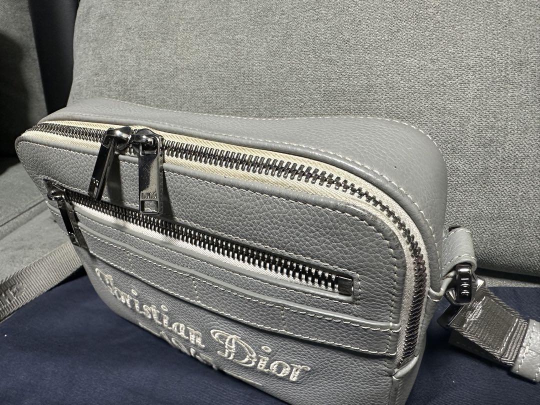 【第1位獲得！】 限定品 Christian バッグ レザー グレー 1947 Dior バッグ