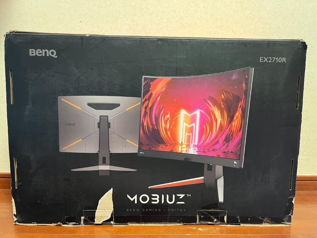BenQ MOBIUZ EX2710R 27インチ 湾曲ゲーミングモニター