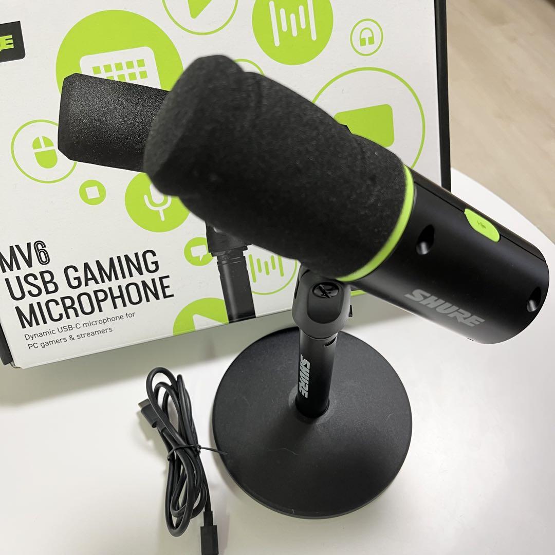SHURE MV6 USB Gaming Microphone ゲームマイク