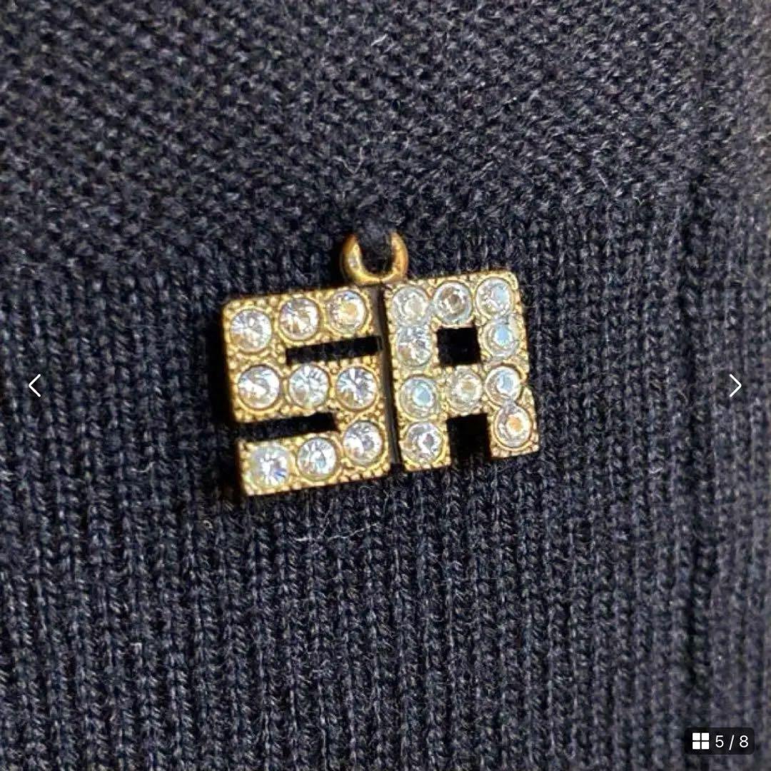 SONIA RYKIEL イタリア製 ウール・カシミヤニットトップス 38
