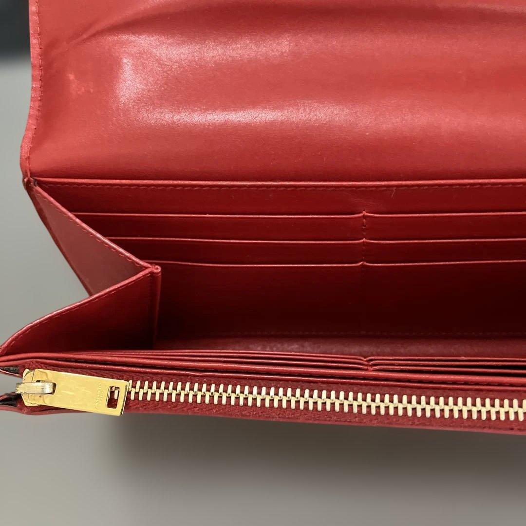 SAINT LAURENT 長財布 レッド SAINT LAURENT 長財布 レッド