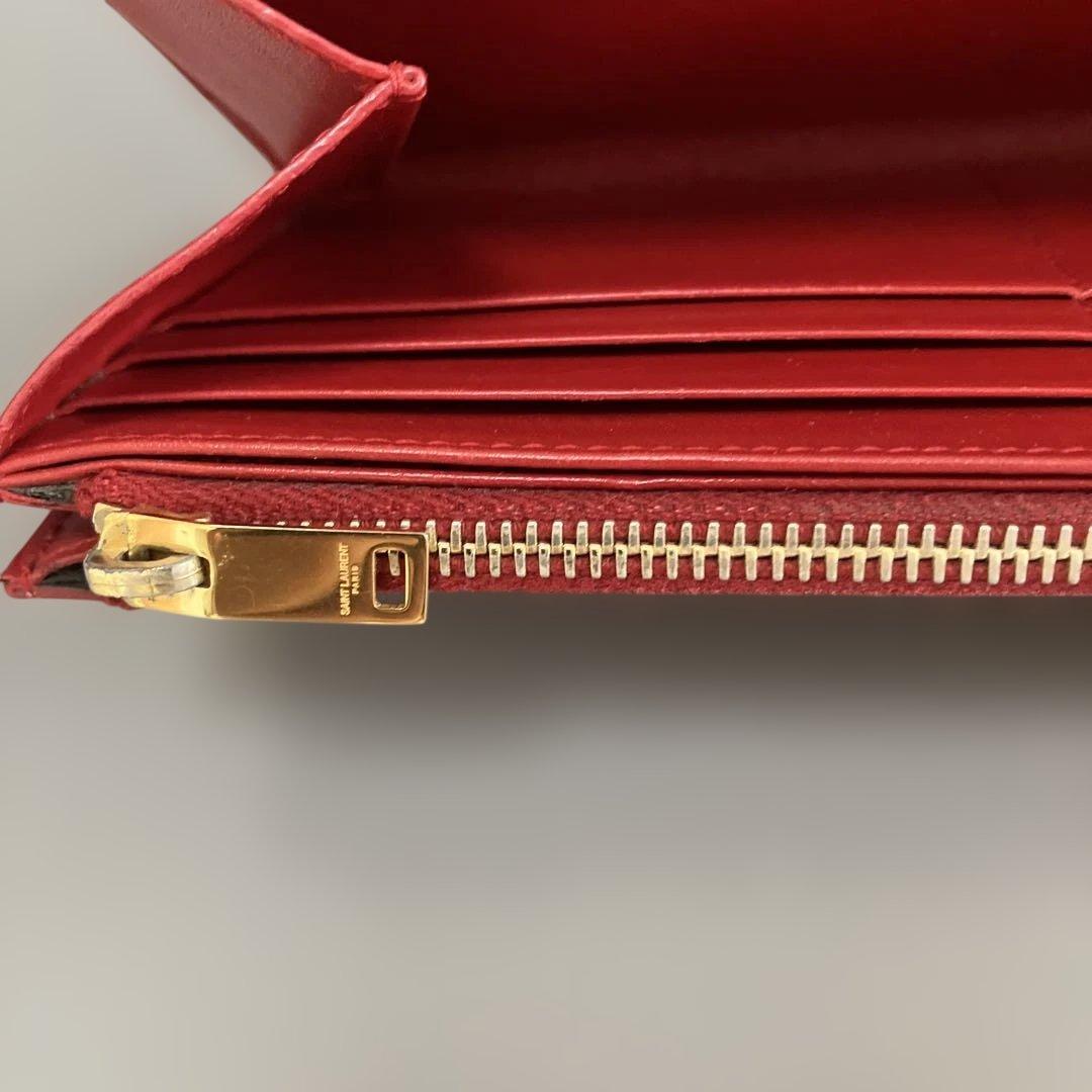 SAINT LAURENT 長財布 レッド SAINT LAURENT 長財布 レッド