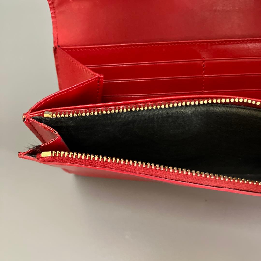 SAINT LAURENT 長財布 レッド SAINT LAURENT 長財布 レッド