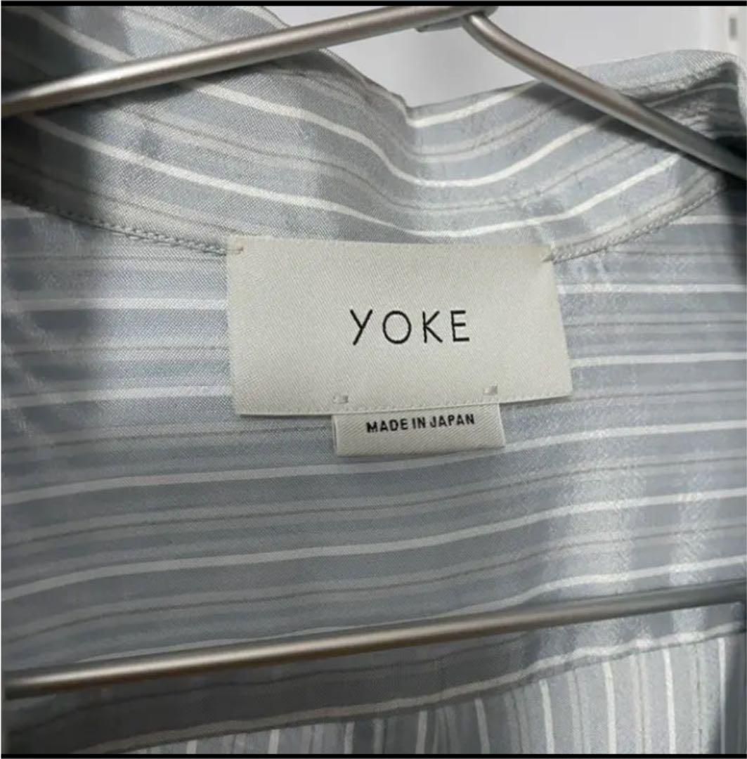 シャツ YOKE OVER SIZE STRIPE SHIRTS 90fcI-m66325020600 ㊅ルカリ