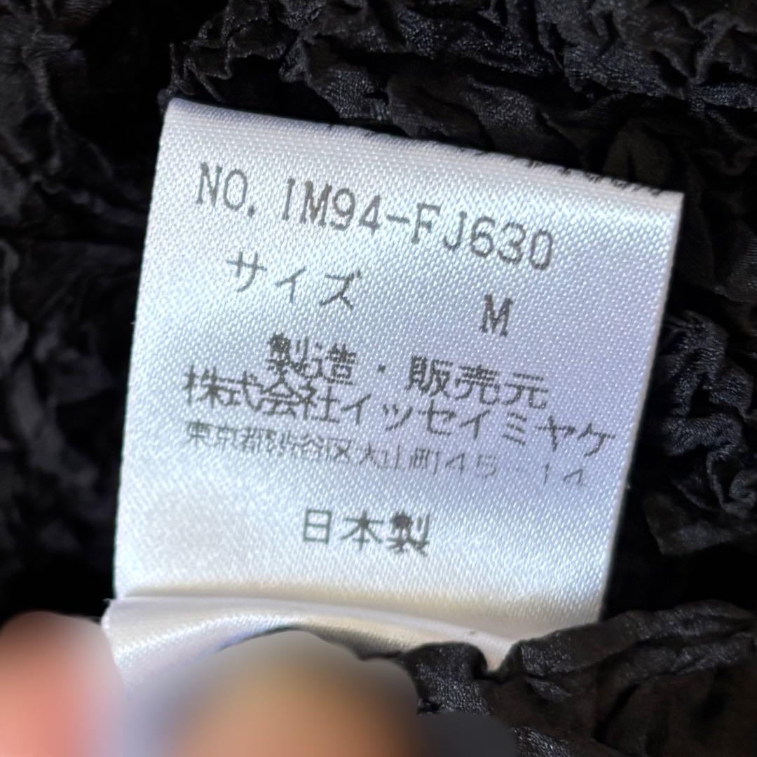 MISIA　ISSEY MIYAKE シワ加工　ハイネックトップス
