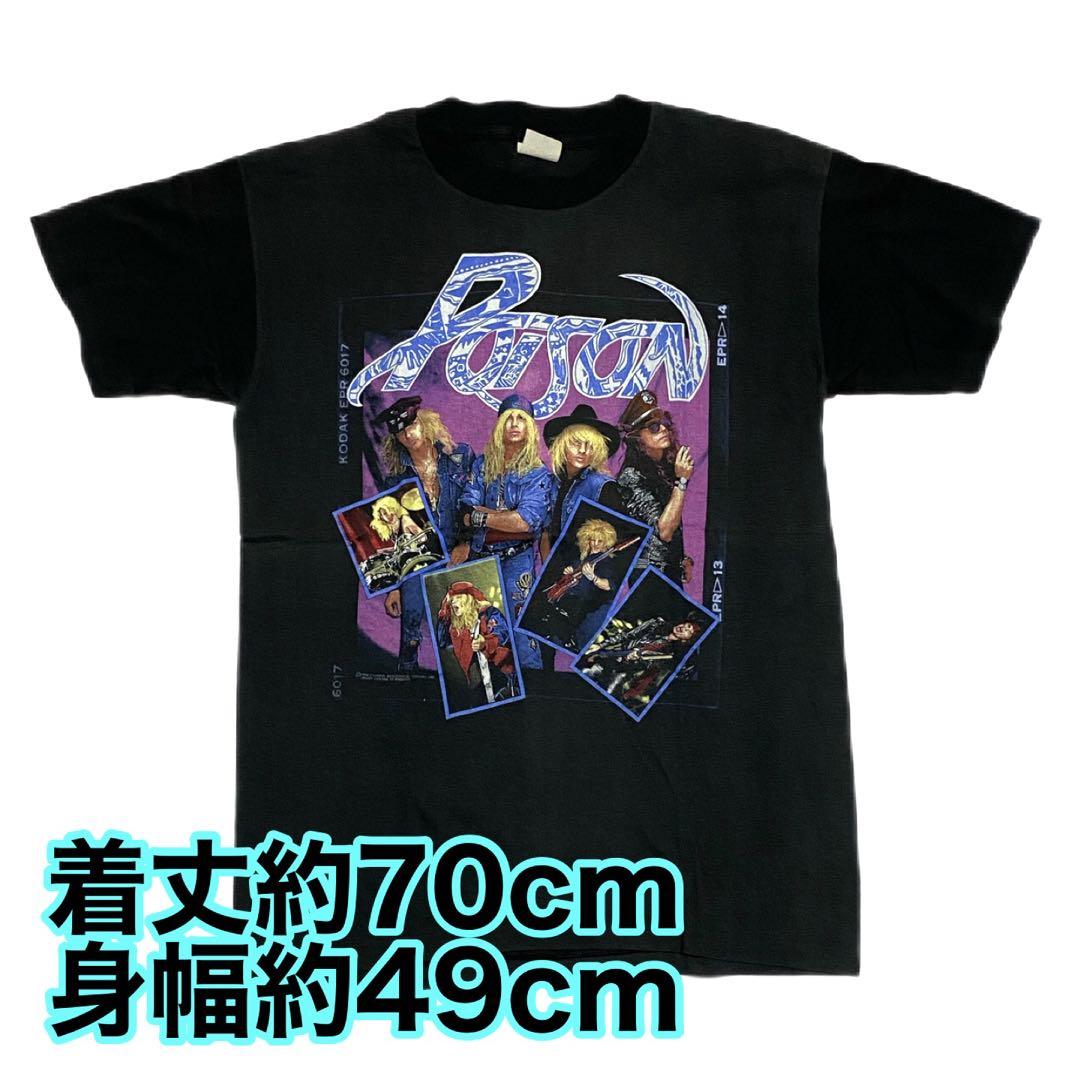 80s 当時物 POISON バンドTシャツ ポイズン L ベビーメタル 画像2