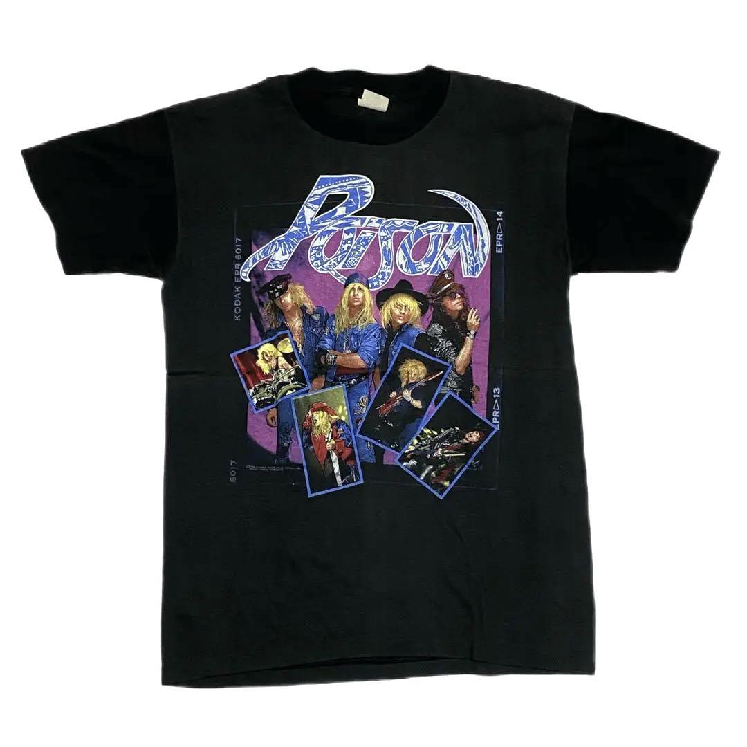 80s 当時物 POISON バンドTシャツ ポイズン L ベビーメタル 画像3