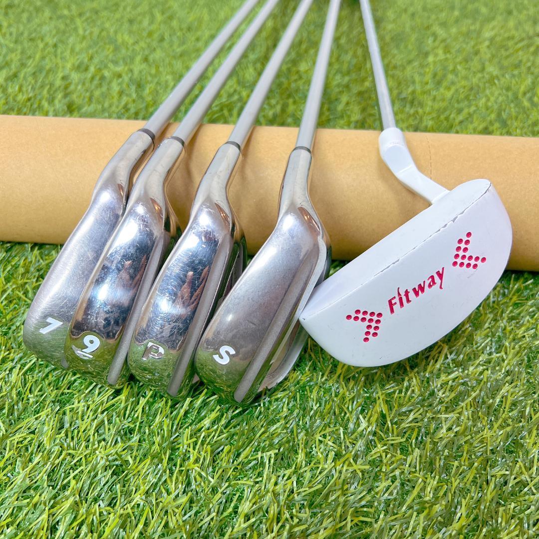 品質が完璧 FITWAY セット ハーフ レディース ゴルフクラブ フィットウェイ クラブ